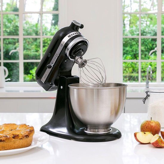 KitchenAid 5K45SSEBM Classic - Keukenmachine - Mat Zwart van Merkloos — afbeelding 5