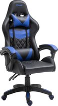 Ocazi Alaska Gamestoel - Gaming Chair - Bureaustoel - Zwart/Blauw