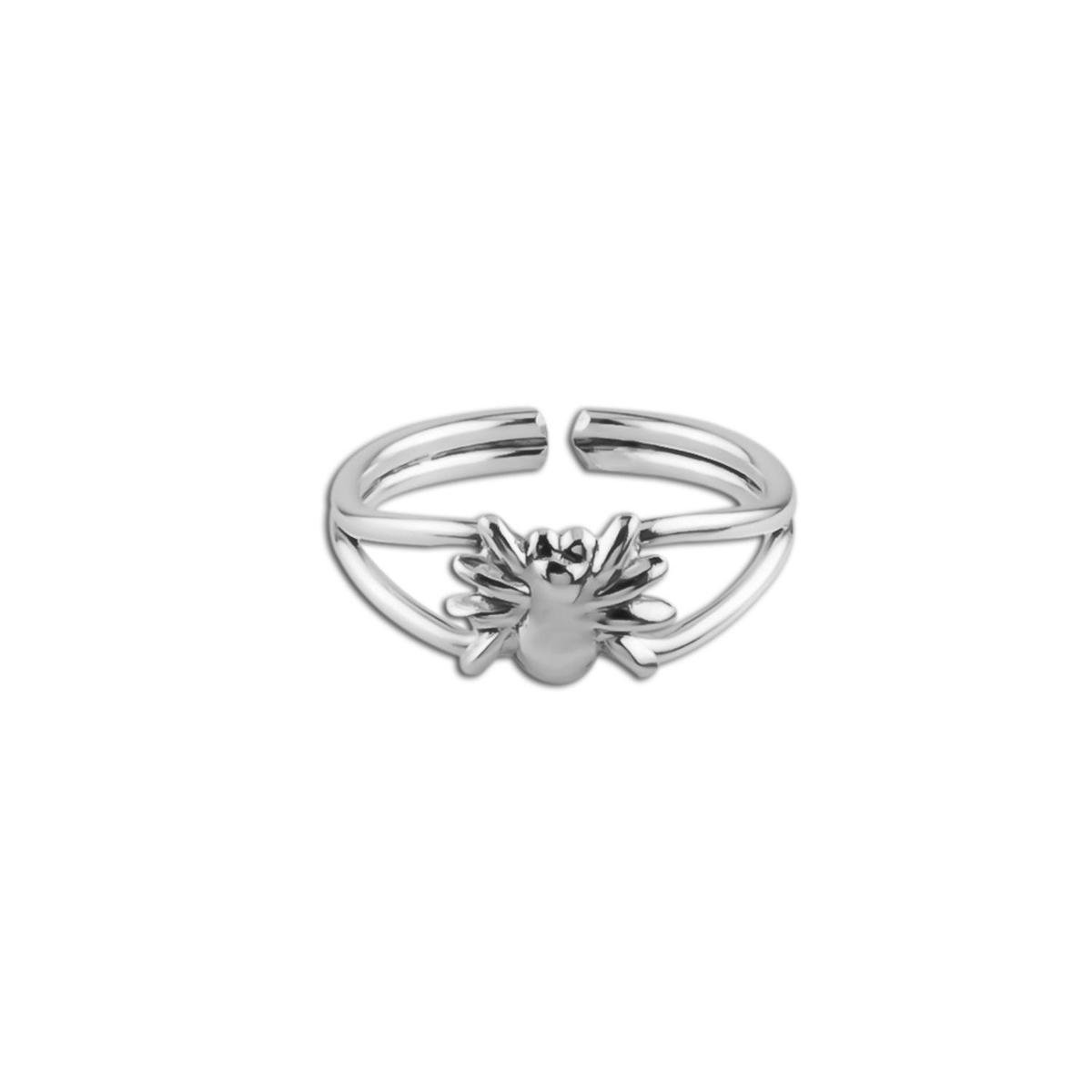 Zilveren teenring - spin ontwerp - 925 zilver - hypoallergeen