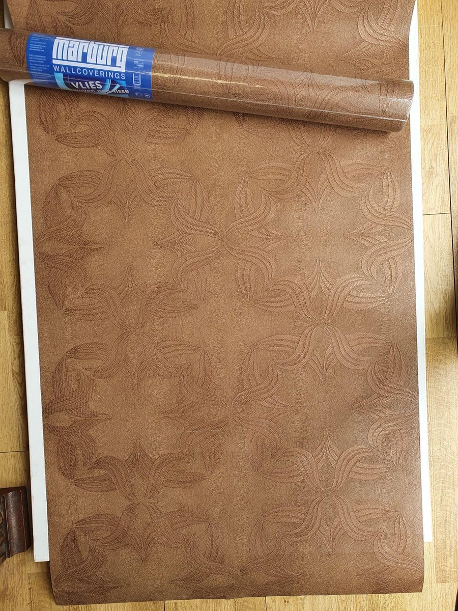 Marburg - non woven - bruin/brons