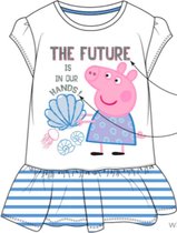 Peppa Pig zomerjurk - kleedje - Wit - Maat 110 / 5 jaar