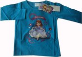 Blauw shirt van Prinses Sofia maat 104