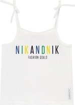 Top - Nik&Nik Nik&Nik Color Top Off White Girls - Maat 110/116