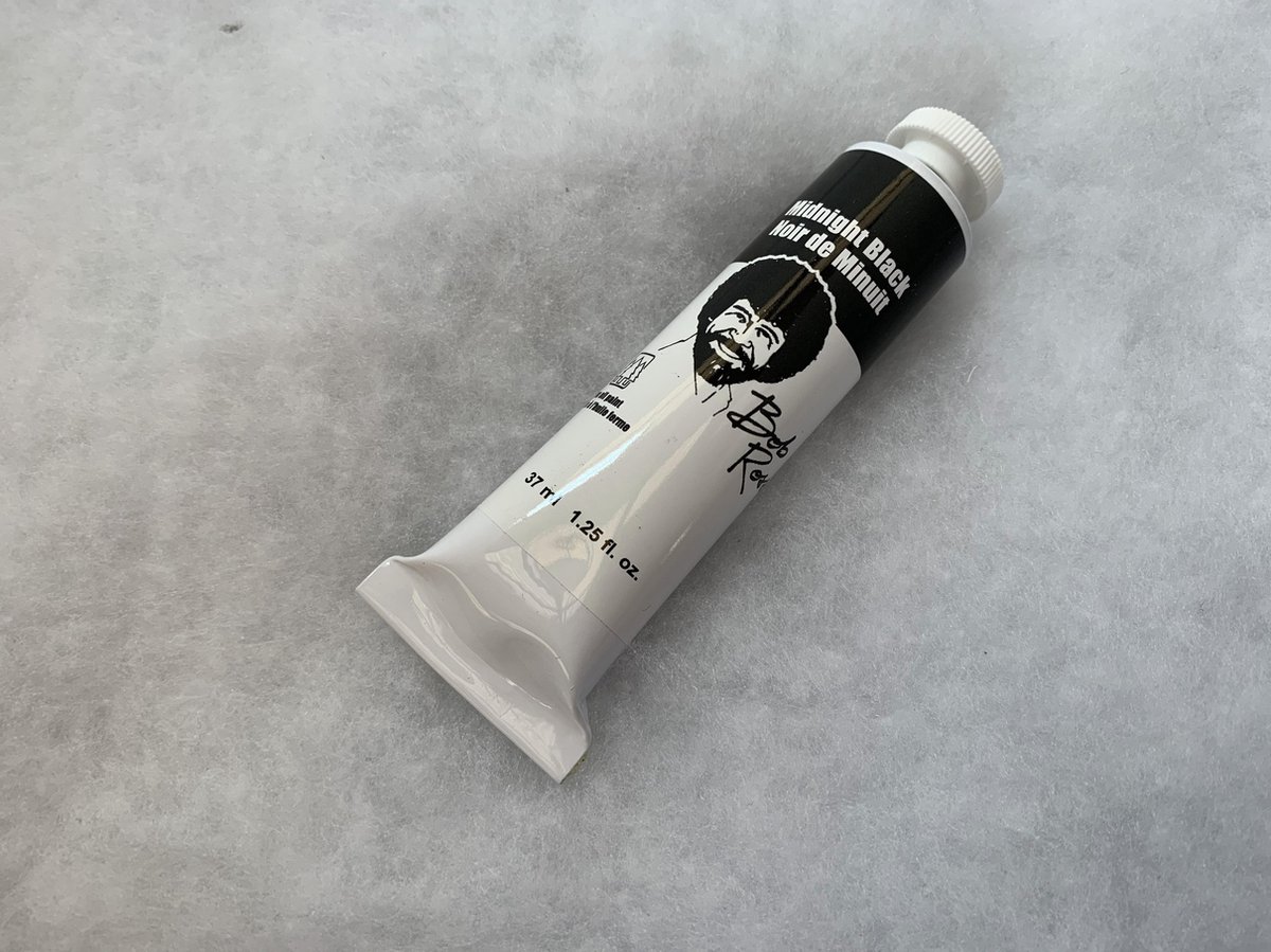 Bob Ross olieverf midnight black 37 ml