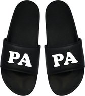 Cadeau Kerst - Cadeau Kerstmis - Papa- Vaderdag Cadeautje - Vaderdag - Cadeau Vader - Cadeau Vaderdag - Papa Badslippers- Badslippers Heren - Cadeau Badslippers 44