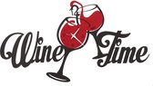 Arti - Mestieri - klok - Wine - Time - Wandklok - Italiaans - Design