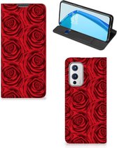 Mobiel Bookcase OnePlus 9 Smart Cover Red Roses