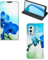 Stand Case avec photo OnePlus 9 Phone Case Orchid Blauw