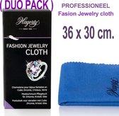 Hagerty Fasion Jewelry cloth PROFESSIONEEL  30x36cm  ( DUO PACK )