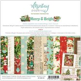 Merry & Bright 6x6 Inch Scrapbooking Paper Pad (MT-MBR-08)