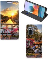 Telefoon Hoesje Xiaomi Redmi Note 10 Pro Bookcase Amsterdamse Grachten