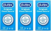 DUREX Originals Classic Natural 3x12 stuks