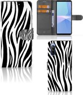 Beschermhoesje Sony Xperia 10 III Smartphone Hoesje Zebra