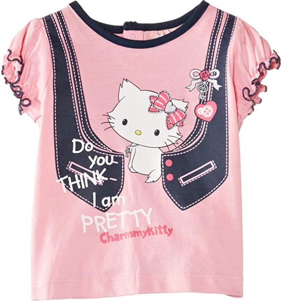 uitvegen Integreren plafond Hello Kitty | T-shirt | Baby | Roze | 12 maanden | 100 % Katoen | bol.com