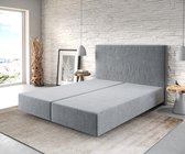 Boxspring frame Dream-Well Antraciet  160x200 cm Mikrofaser Beddengoed