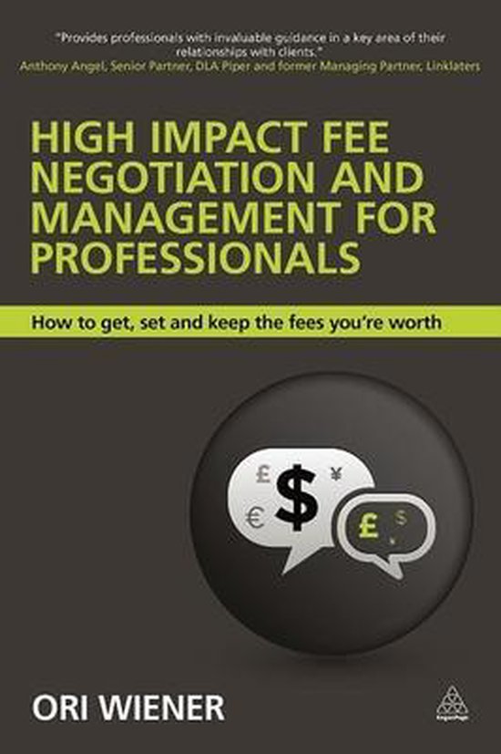 High Impact Fee Negotiation and Management for Professionals - cover