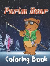 Purim Bear Coloring Book