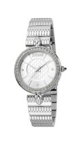 Just Cavalli Glam chic Silver - Dameshorloge - JC1L147M0045 - Zilver - Roestvrijstalen horlogeband - 30 MM