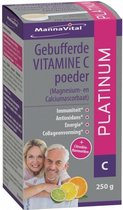 Mannavital - Gebufferde vitamine C platinum - 250 gram - antioxidant