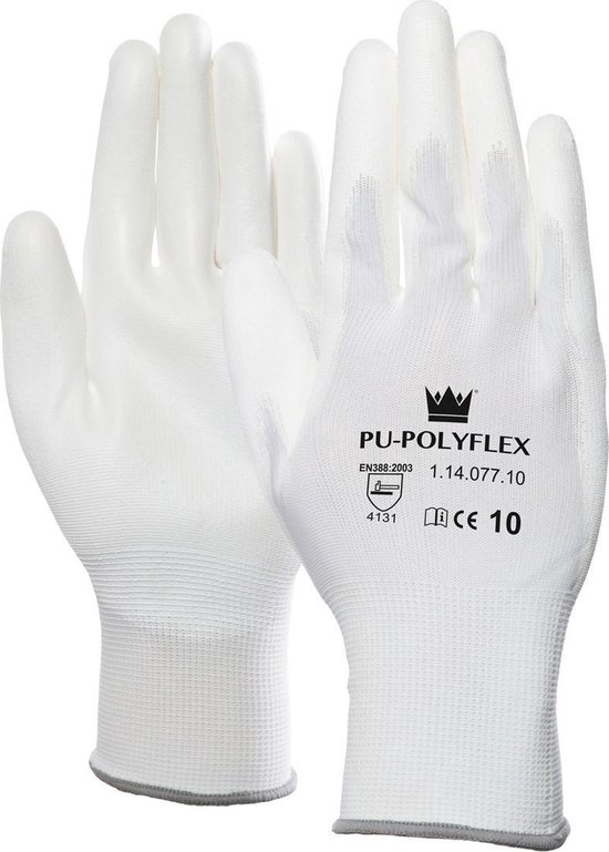 OXXA Builder 14-077 handschoenen Wit 12 paar XL Oxxa - Wit - PU/Polyester -  Gebreid... | bol