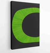 Abstract wall arts vector. Mural wall art 2 - Moderne schilderijen – Vertical – 1899726856 - 50*40 Vertical