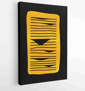 Earth tones organic shape Art design for poster, print, cover, wallpaper, Minimal and natural wall art. 2 - Moderne schilderijen – Vertical – 1873831144 - 80*60 Vertical
