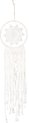 QUVIO Dromenvanger rond groot / Dream catcher / Indianen droomvanger - Wit