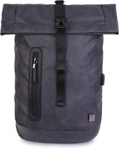 Rugzak Artic Hunter unisex zwart met usb aansluiting