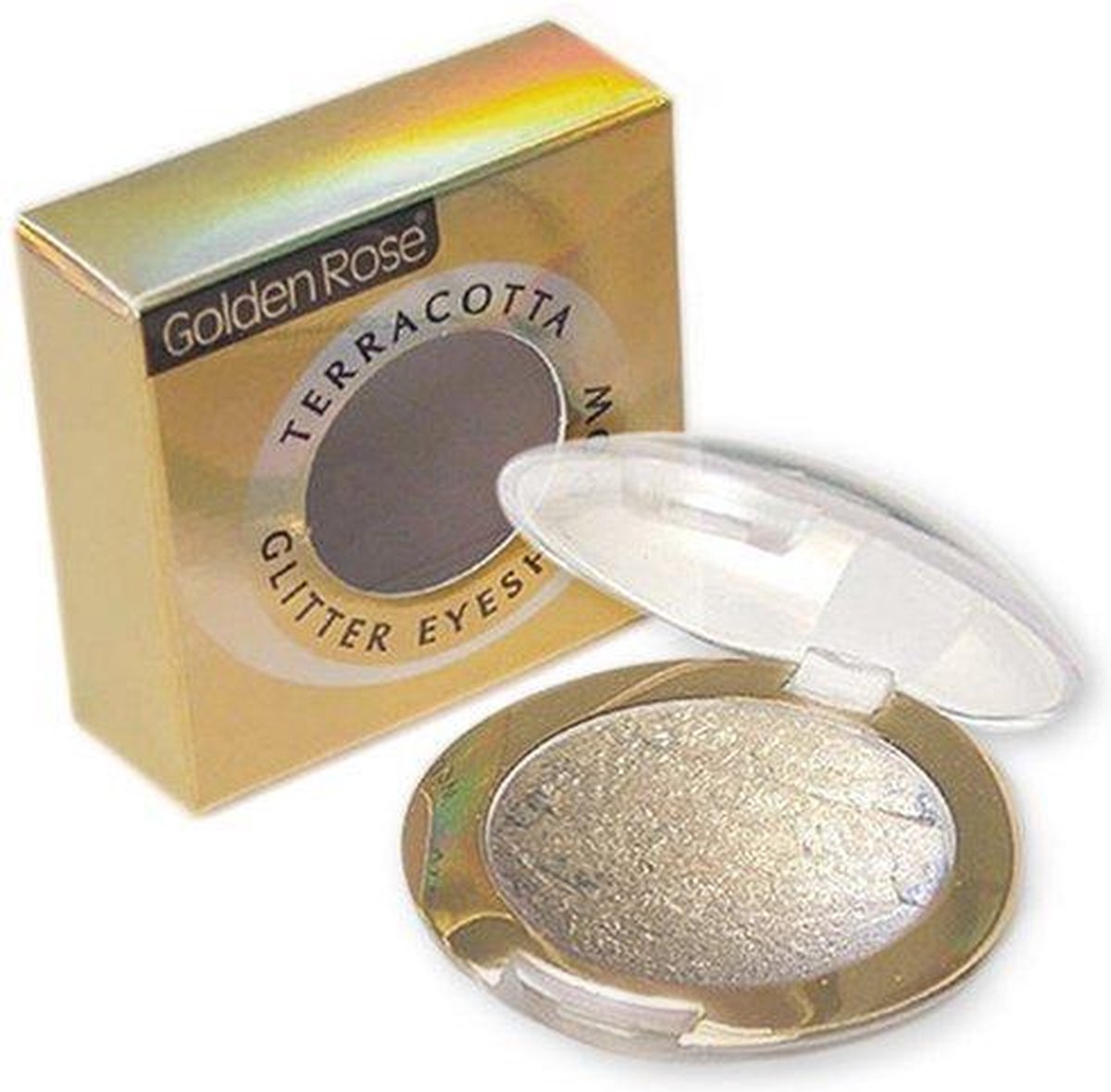 Golden Rose Terracotta glitter eyeshadow 208