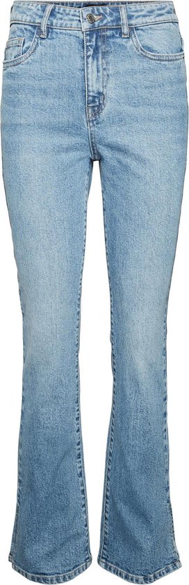 Vero Moda VMSELMA SKIN FLARED SLIT JEANS GU398 Blauw Dames - Maat 31 X L34  | bol.com