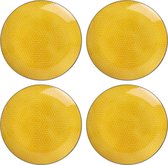 Bord Ø 20cm Hexagon - set 4 stuks