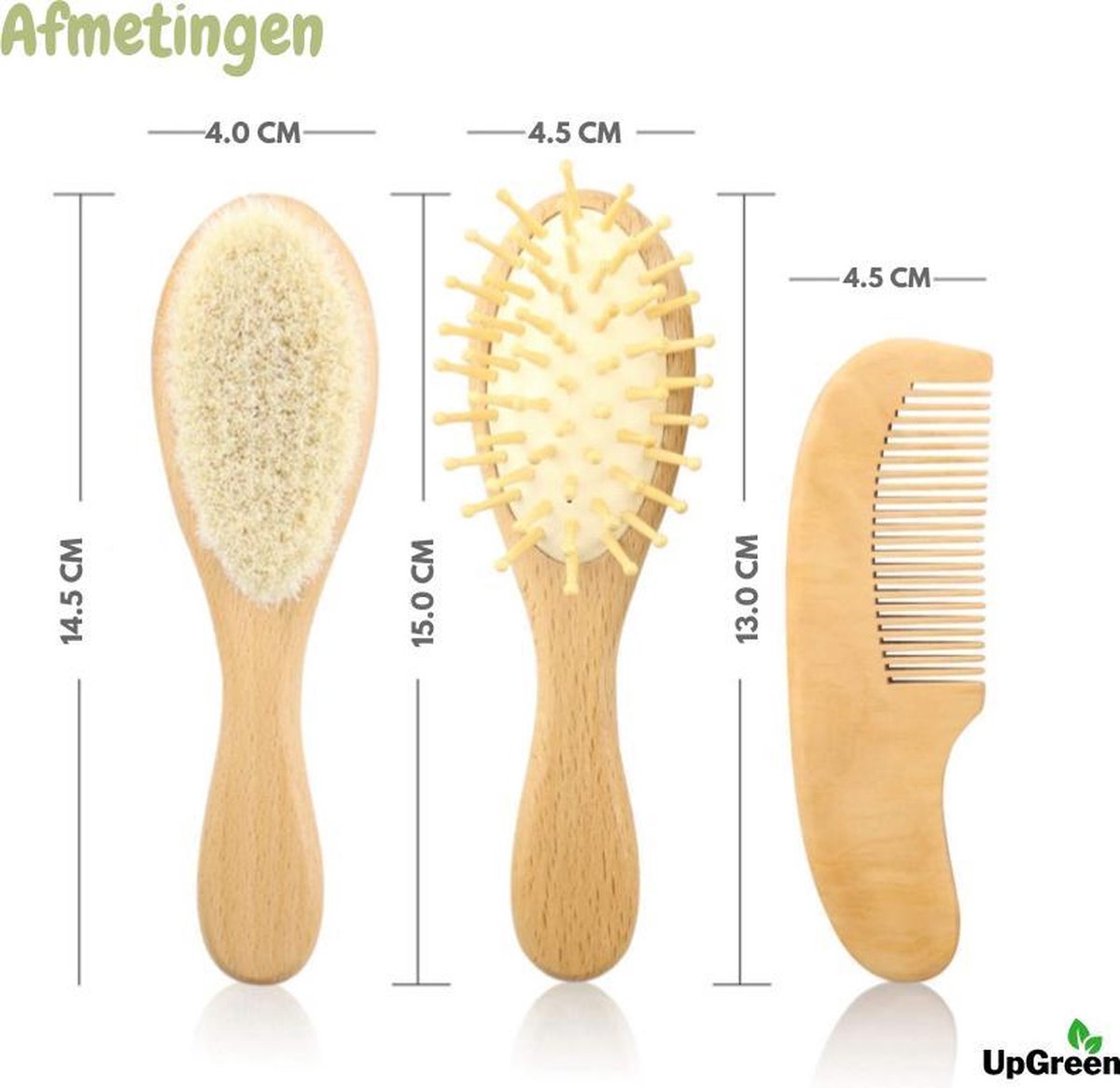 UpGreen® - Kit Bébé - Bébé Brosse - Cadeau du nouveau - né - Bébé - brosse  Bébé et