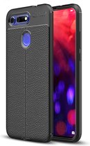 Mobigear Luxury TPU Backcover Hoesje - Geschikt voor Honor View 20 - Zwart
