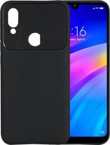 Xiaomi Redmi 7 Hoesje - Mobigear - Color Serie - TPU Backcover - Zwart - Hoesje Geschikt Voor Xiaomi Redmi 7