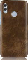 Huawei P Smart (2019) Hoesje - Mobigear - Excellent Serie - Hard Kunststof Backcover - Bruin - Hoesje Geschikt Voor Huawei P Smart (2019)