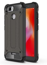 Xiaomi Redmi 6 Hoesje - Mobigear - Outdoor Serie - Hard Kunststof Backcover - Bruin - Hoesje Geschikt Voor Xiaomi Redmi 6