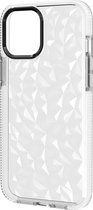 Apple iPhone 12 Mini Hoesje - Mobigear - Diamond Serie - Hard Kunststof Backcover - Wit - Hoesje Geschikt Voor Apple iPhone 12 Mini