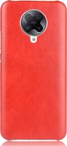 POCO F2 Pro Hoesje - Mobigear - Excellent Serie - Hard Kunststof Backcover - Rood - Hoesje Geschikt Voor POCO F2 Pro