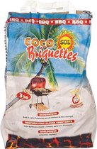 briquettes de noix de coco première qualité 3 kg