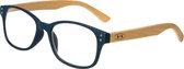 Horizane Leesbril Natura Blue - Bamboo - lichtgewicht - (+1.50)