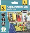 Flexibele waslijn Uitermate geschikt voor camping met 10 haken
