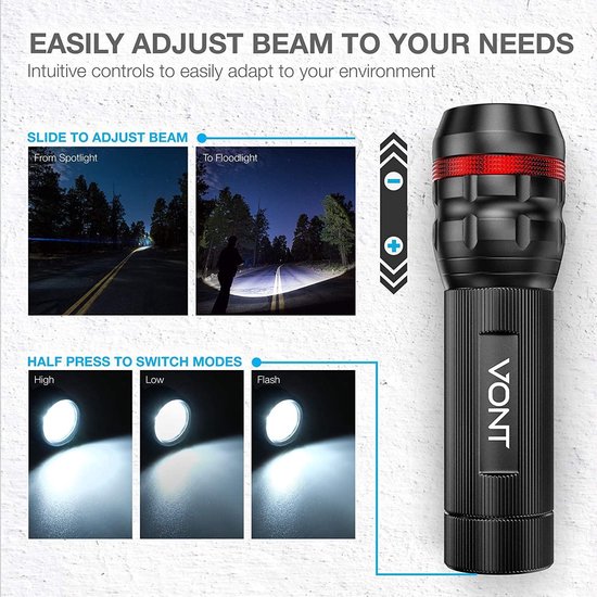 Prival Fietslamp Set - Voor- en Achterlicht - Waterdicht — afbeelding 3