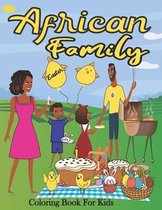 African Family Easter Coloring Book for Kids