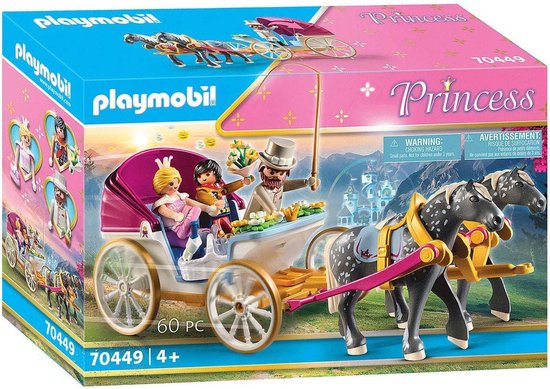 PLAYMOBIL Princess Romantische Paardenkoets - 70449 - PLAYMOBIL