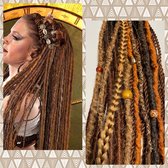 Dreads Dreadfalls Twist Braids Cyber Gothic 30stuks ATOMIC TANGERINE