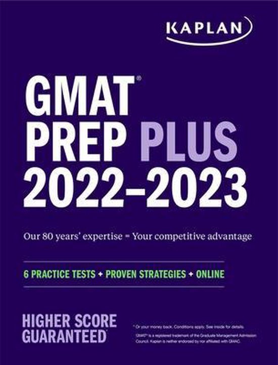 Boek cover GMAT Prep Plus 2022-2023 van Kaplan Test Prep (Paperback)