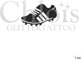 Chloïs Glittertattoo Sjabloon 5 Stuks - Soccer Shoe - CH6506 - 5 stuks gelijke zelfklevende sjablonen in verpakking - Geschikt voor 5 Tattoos - Nep Tattoo - Geschikt voor Glitter T