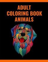 adult coloring book animals: Adult Coloring Book