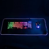 Silvergear Gaming Muismat XXL - 7 kleuren LED Verlichting - 80 x 30 cm - USB - Anti Slip