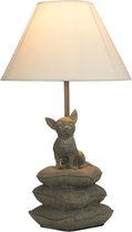 Happy house lamp chihuahua